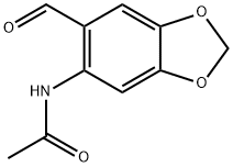 N-(6-FORMYL-BENZO[1,3]DIOXOL-5-YL)-ACETAMIDE Struktur