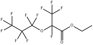 ETHYL PERFLUORO(2-METHYL-3-OXAHEXANOATE) Struktur