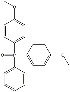 BIS(4-METHOXYPHENYL)PHENYLPHOSPHINE OXIDE Struktur