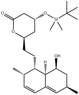 4-(TERT-BUTYL-DIMETHYL-SILANYLOXY)-6-[2-(8-HYDROXY-2,6-DIMETHYL-1,2,6,7,8,8A-HEXAHYDRO NAPHTHALEN-1-YL)-ETHYL]-TETRAHYDRO-PYRAN-2-ONE