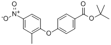 TERT-BUTYL 4-(2-METHYL-4-NITROPHENOXY)BENZOATE Struktur