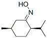 Cyclohexanone, 5-methyl-2-(1-methylethyl)-, oxime, (2R,5R)- (9CI) Struktur