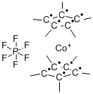 BIS(PENTAMETHYLCYCLOPENTADIENYL)COBALT(III) HEXAFLUOROPHOSPHATE Structure