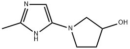 3-Pyrrolidinol,  1-(2-methyl-1H-imidazol-4-yl)-  (9CI) Struktur