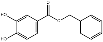 Benzoic acid, 3,4-dihydroxy-, phenylMethyl ester Struktur