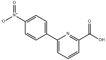 6-(4-Nitrophenyl)-picolinic acid Struktur