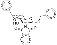 Benzyl 2-Deoxy-2-phthalimido-4,6-O-benzylidene--D-glucopyranoside Struktur