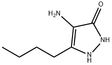 Pyrazol-3-ol,  4-amino-5-butyl-  (8CI) Struktur