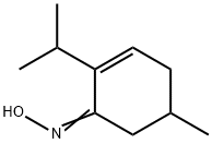 2-Cyclohexen-1-one,5-methyl-2-(1-methylethyl)-,oxime(9CI) Struktur