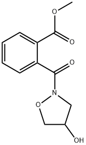 METHYL 2-([4-HYDROXYDIHYDRO-2(3H)-ISOXAZOLYL]CARBONYL)BENZENECARBOXYLATE Struktur