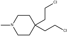 Piperidine, 4,4-bis(2-chloroethyl)-1-methyl- (8CI) Struktur