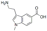 Indole-5-carboxylic acid, 3-(2-aminoethyl)-1-methyl- (8CI) Struktur