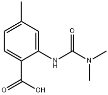 p-Toluic acid, 2-(3,3-dimethylureido)- (8CI) Struktur