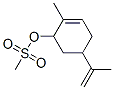 2-Cyclohexen-1-ol,2-methyl-5-(1-methylethenyl)-,methanesulfonate(9CI) Struktur