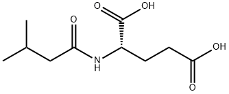 (2S)-2-(3-methylbutanoylamino)pentanedioic acid Struktur