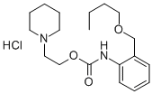 2-Piperidinoethyl o-(butoxymethyl)carbanilate hydrochloride Struktur