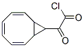 Bicyclo[6.1.0]nona-2,4,6-triene-9-acetyl chloride, alpha-oxo- (9CI) Struktur