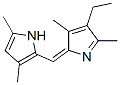 Pyrrole, 2-[(4-ethyl-3,5-dimethyl-2H-pyrrol-2-ylidene)methyl]-3,5-dimethyl- (8CI) Struktur