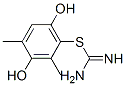 Pseudourea, 2-(3,6-dihydroxy-2,4-xylyl)-2-thio- (8CI) Struktur