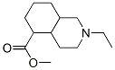 5-Isoquinolinecarboxylicacid,2-ethyldecahydro-,methylester(8CI) Struktur