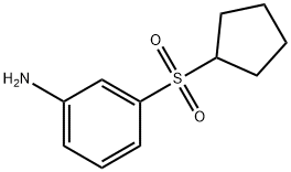 3-(cyclopentylsulfonyl)aniline Struktur