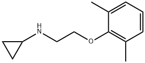 Cyclopropylamine, N-[2-(2,6-xylyloxy)ethyl]- (8CI) Struktur