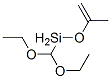 diethoxymethyl[(1-methylvinyl)oxy]silane Struktur