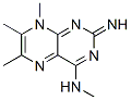 Pteridine, 2,8-dihydro-2-imino-6,7,8-trimethyl-4-(methylamino)- (8CI) Struktur