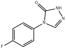 4-(4-Fluorophenyl)-1H-1,2,4-triazol-5(4H)-one Struktur