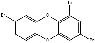 1,3,8-TRIBROMODIBENZO-P-DIOXIN Struktur