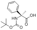 (S)-2-(TERT-BUTOXYCARBONYLAMINO)-2-PHENYLPROPANOIC ACID Structure