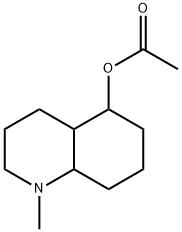 5-Quinolinol,decahydro-1-methyl-,acetate(8CI) Struktur