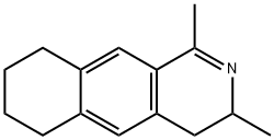 Benz[g]isoquinoline, 3,4,6,7,8,9-hexahydro-1,3-dimethyl- (8CI) Struktur