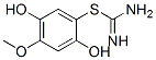 Pseudourea, 2-(2,5-dihydroxy-4-methoxyphenyl)-2-thio- (8CI) Struktur