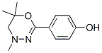 Phenol, p-(5,6-dihydro-4,6,6-trimethyl-4H-1,3,4-oxadiazin-2-yl)- (8CI) Struktur