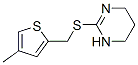 Pyrimidine, 1,4,5,6-tetrahydro-2-[(4-methyl-2-thenyl)thio]- (8CI) Struktur