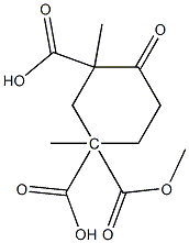 4-oxo-, trimethylester Struktur