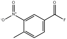 Benzoyl fluoride, 4-methyl-3-nitro- (9CI) Struktur