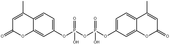 bis(4-methylumbelliferyl)pyrophosphate Struktur