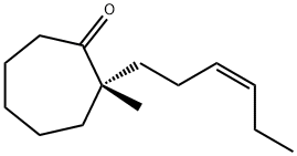 Cycloheptanone, 2-(3Z)-3-hexenyl-2-methyl-, (2S)- (9CI) Struktur