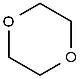 p-Dioxane, Reagent Struktur