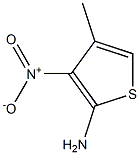 2-Thiophenamine,  4-methyl-3-nitro- Struktur