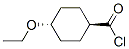 Cyclohexanecarbonyl chloride, 4-ethoxy-, trans- (9CI) Struktur