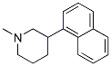 Piperidine, 1-methyl-3-(1-naphthyl)- (8CI) Struktur