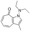 Cyclohepta[b]pyrrol-8(1H)-one, 1-(diethylamino)-3-methyl- (9CI) Struktur