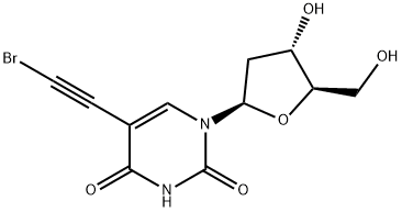 5-bromoethynyl-2'-deoxyuridine Struktur