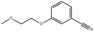 3-(2-methoxyethoxy)benzonitrile Struktur