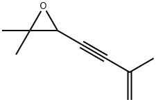 Oxirane, 2,2-dimethyl-3-(3-methyl-3-buten-1-ynyl)- (9CI) Struktur