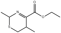 2H-1,3-Thiazine-4-carboxylicacid,5,6-dihydro-2,5-dimethyl-,ethylester(9CI) Struktur