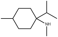 Cyclohexanamine, N,4-dimethyl-1-(1-methylethyl)- (9CI) Struktur